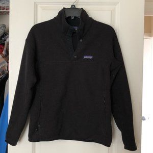 Black Patagonia Micro D Snap-T Fleece Pullover